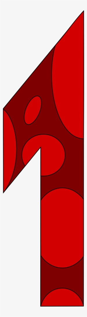 This Free Icons Png Design Of Number 1 As Pattern #2238669