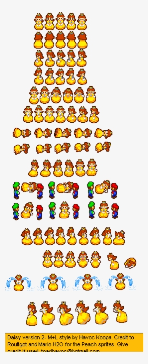 Daisysprites-1 - Sprite Daisy De Mario #2238695