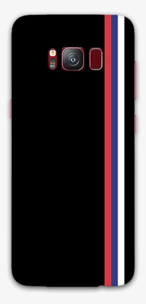 Black Background With Stripes Samsung S8 Mobile Case - Iphone #2239042