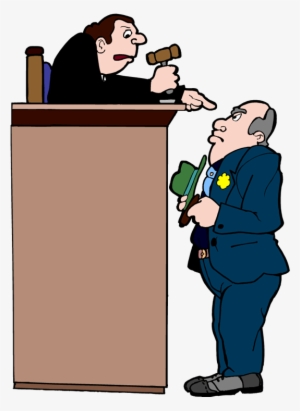 Judge Pointing At State Trooper Png - Judge #2240363