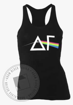 Delta Gamma Pink Floyd Tank - Cheer Team Shirts Designs #2241751