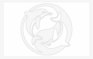 Dolphin Pendant Necklace Yin And Yang Chinese Philosopy #2242602