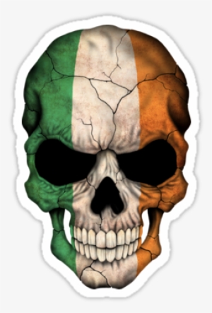 The Criminal Underworld - Skull With Irish Flag #2243036