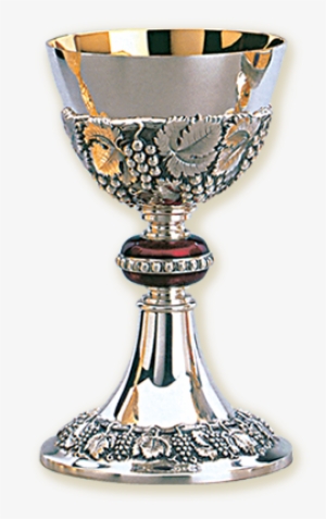 Calice Con Coppa Argento - Silver Chalice Png #2244231