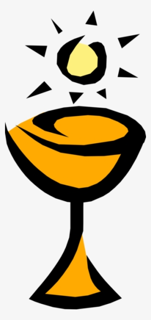 Vector Illustration Of Christian Sacrament Of Communion - Illustration #2244547