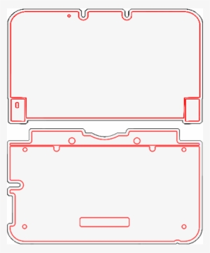 3ds Xl Skin Templates - New Nintendo 3ds Xl Skin Template #2244624