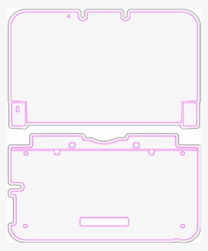 3ds Xl Skin Templates - Template Skin 3ds Xl Png #2244677