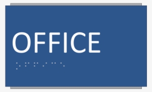 Ada Braille Room Sign With Accent - Room Signs #2244921