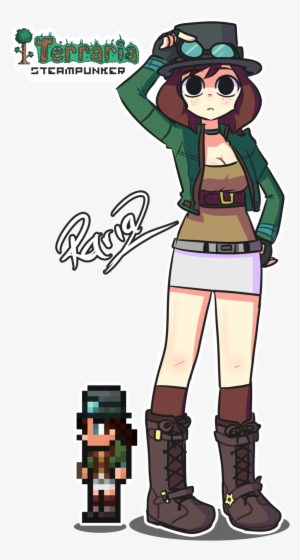 Terraria Steampunker By Rariaz - Terraria Steampunker #2245028