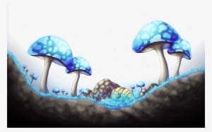 Want To Add To The Discussion - Terraria Glowing Mushroom Background #2245271