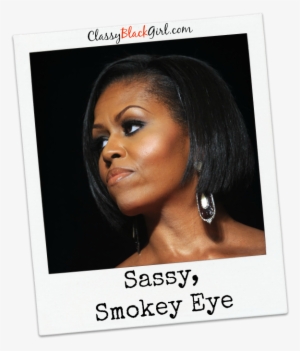 Michelle Obama Face Png Clip Library Download - Michelle Obama Bob #2245931