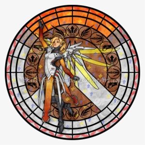 Overwatch Stained Glass Stained Glass Window - Overwatch Stained Glass #2246416