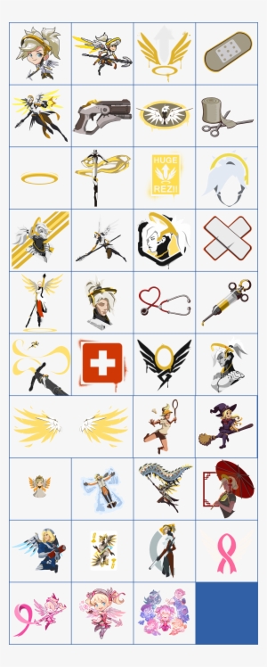 Click For Full Sized Image Mercy - T-shirt Overwatch Mercy Xl (t-shirts) #2246437