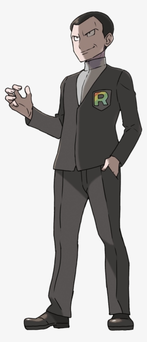 Pokemon Ultra Sun & Ultra Moon - Giovanni Rainbow Rocket Png #2246504