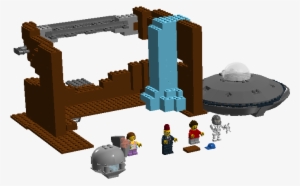 Gravity Falls Ufo Cliff - Lego Gravity Falls Portal #2246753