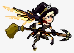 Banner Royalty Free Transparent Mercy Pixel - Witch Mercy Pixel Spray #2246780