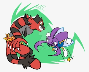 Incineroar Vs Bugzzy - Cartoon #2247431