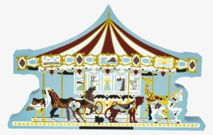 Cats Meow Village Herschel Spellam Carousel Wood Mmerry #2247754
