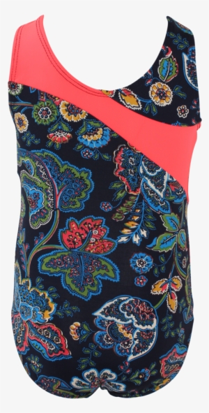 Navy Paisley Tank Leotard - Pattern #2249194