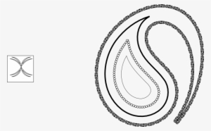 Paisley Pattern Clip Art At Clker - Paisley Pattern #2249242