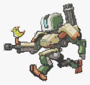 The Reinhardts Must Have Reduced Cooldowns, Quicker - Overwatch Bastion Pixel Spray #2250632