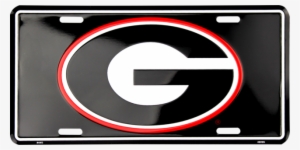 Georgia Bull Dogs Uga Bulldogs Black Football 6"x12" - Georgia Bulldogs #2251357