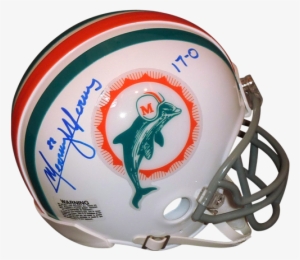 Mercury Morris Autographed Miami Dolphins Mini Helmet #2251887