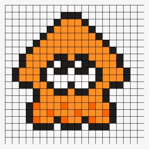 Splatoon Squid Perler Bead Pattern もっと見る - Pixel Art Splatoon Squid #2251928