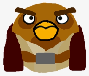 Mace Windu Front - Angry Birds Mace Windu #2252518