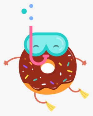 Snorkling Donut Peep - Doughnut #2252669