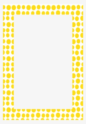 Frame Yellow Dots - Llama Llama Rhyming Activities #2252720
