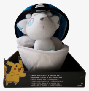 Tomy Pokemon Clip N Carry Pokeball Alolan Vulpix & #2256382