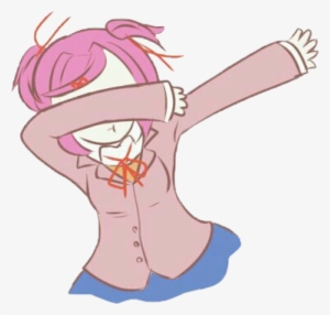 Freetoedit Dokidokiliteratureclub Natsuki Dab Lol Pink - Dabbing Natsuki #2256512
