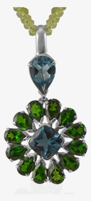 The Wonder Blue Topaz Pendant - Silver #2257369