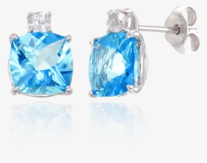 Passion Topaz Sparkling Luscious Earrings With Natural - Earrings #2257962