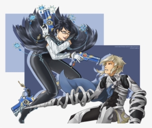 Clip Black And White Library Bayonetta Transparent - Cartoon #2258067
