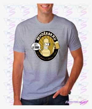 Camiseta Benderbrau La Marca De Cerveza Que Crea Bender #2258217