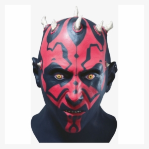 Star Wars Latex Mask Darth Maul - Deluxe Darth Maul Latex Mask #2258373