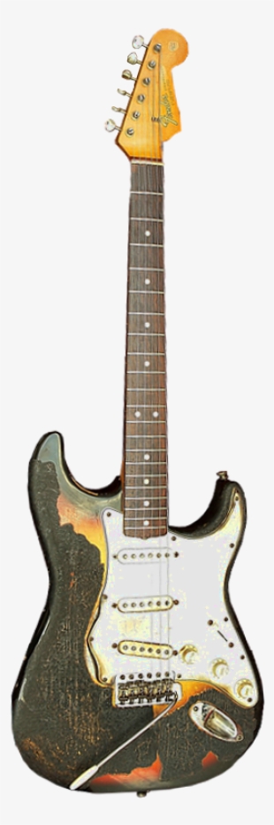 Jimi Hendrix's Burnt Electric Guitar - Fender American Standard Stratocaster - Bordeaux Metallic #2258858