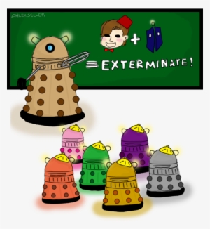 Dalek Children Are Taught A Very Elaborate School Curriculum - Doctor Who Dalek Memes #2259526