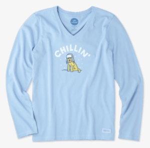 Women's Chillin' Rocket Long Sleeve Crusher - Long-sleeved T-shirt #2260147