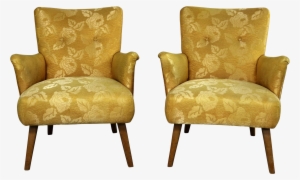 Art Deco Or Art Moderne Pair Of Arm Chairs In Original - Club Chair #2260665