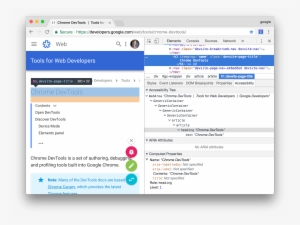 The Accessibility Pane Shows The Aria Attributes And - Wai-aria #2260687