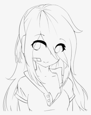 Lineart Practice Girl Deadlox By Holdspaceshift - Anime Girl Base With Eyes #2261087