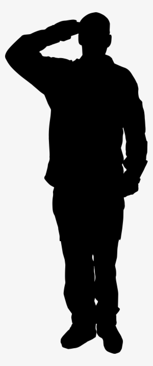 Army Clipart Ww1 Soldier - Soldier Silhouette #2262212