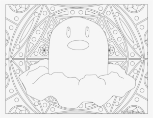 Adult Pokemon Coloring Page Diglett - Pokemon Adult Coloring Pages #2262436