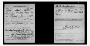 Original Digital Image - Clarence Cecil Cooper Registration Ww1 Iowa #2262651