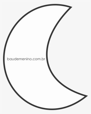 Moldes Nuvem, Gota, Estrela E Lua Para Quarto Céu - Molde De Lua Para Almofada #2263315