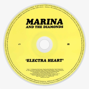 Marina & The Diamonds Electra Heart Cd Disc Image - Electra Heart #2263462