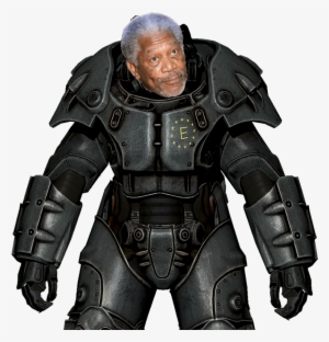 Morgan Freeman Power Armor - Morgan Freeman Png #2263685